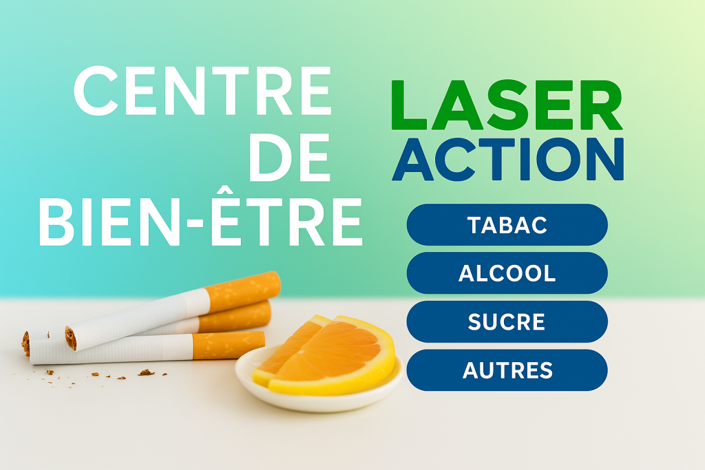 Centre de Bien Être pour l'aide aux sevrages laser tabac, alcool, sucre, cannabis et autres addictions
